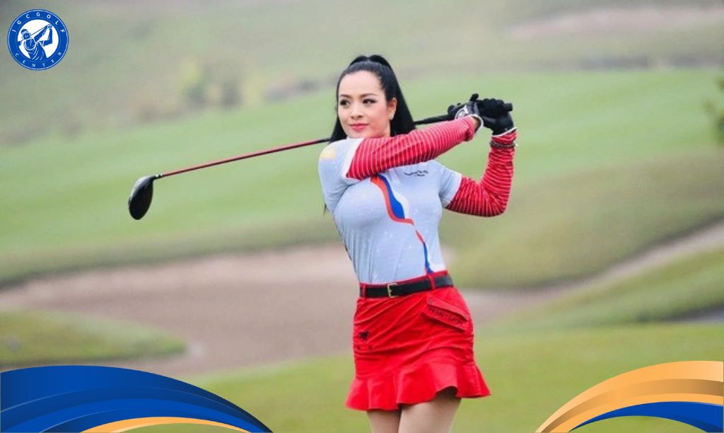 Kết hợp hoàn hảo vóc dáng và thời trang sân golf khi đánh golf nữ