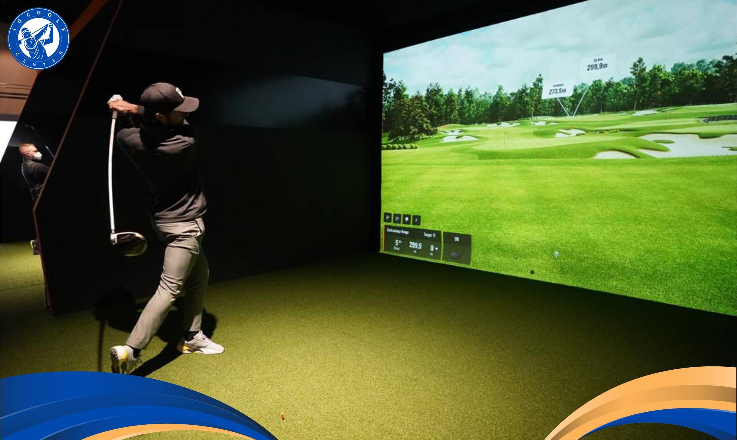 Có phòng tập golf 3D dành cho học viên 