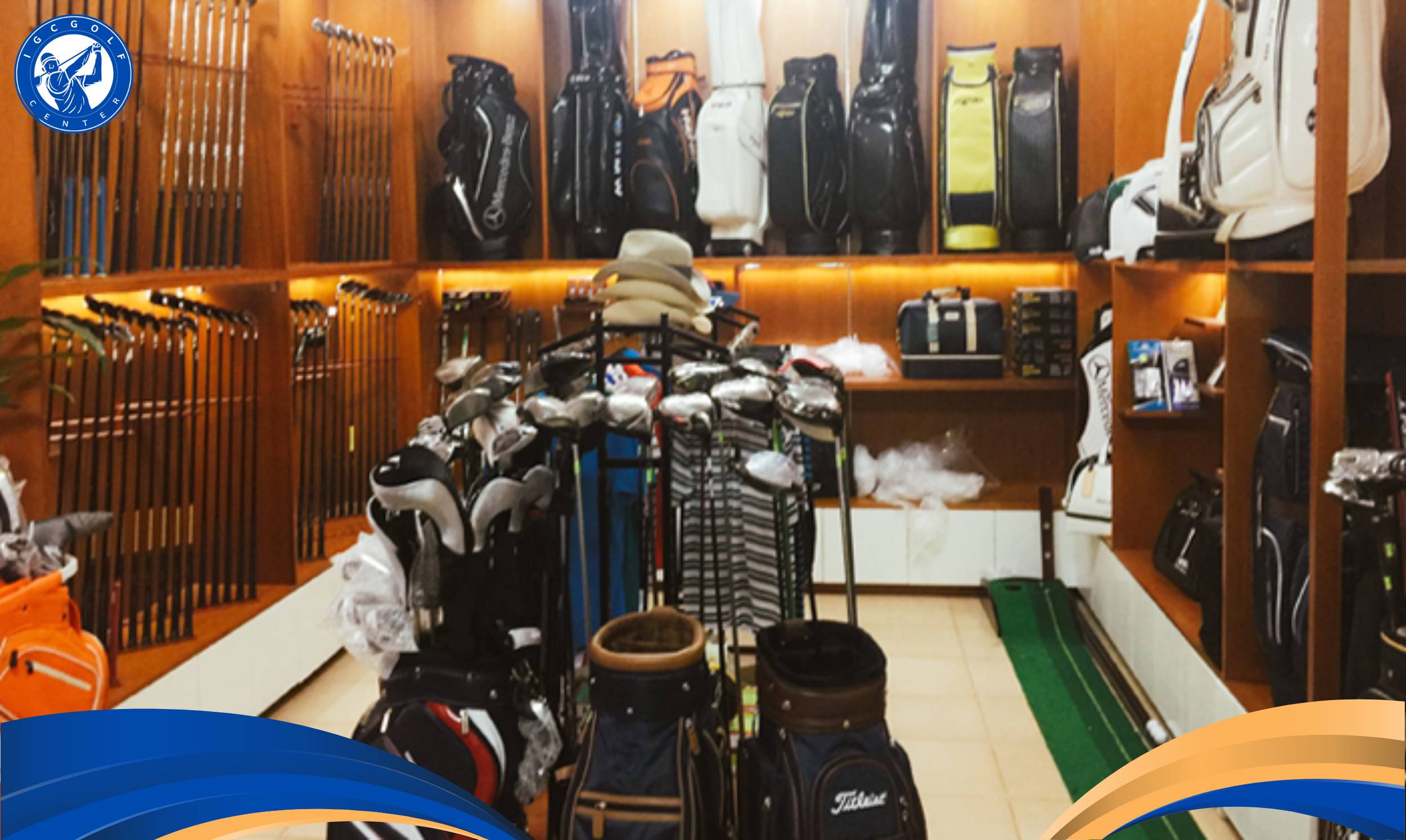 Có phòng thuê dụng cụ Golf và phòng thay đồ riêng