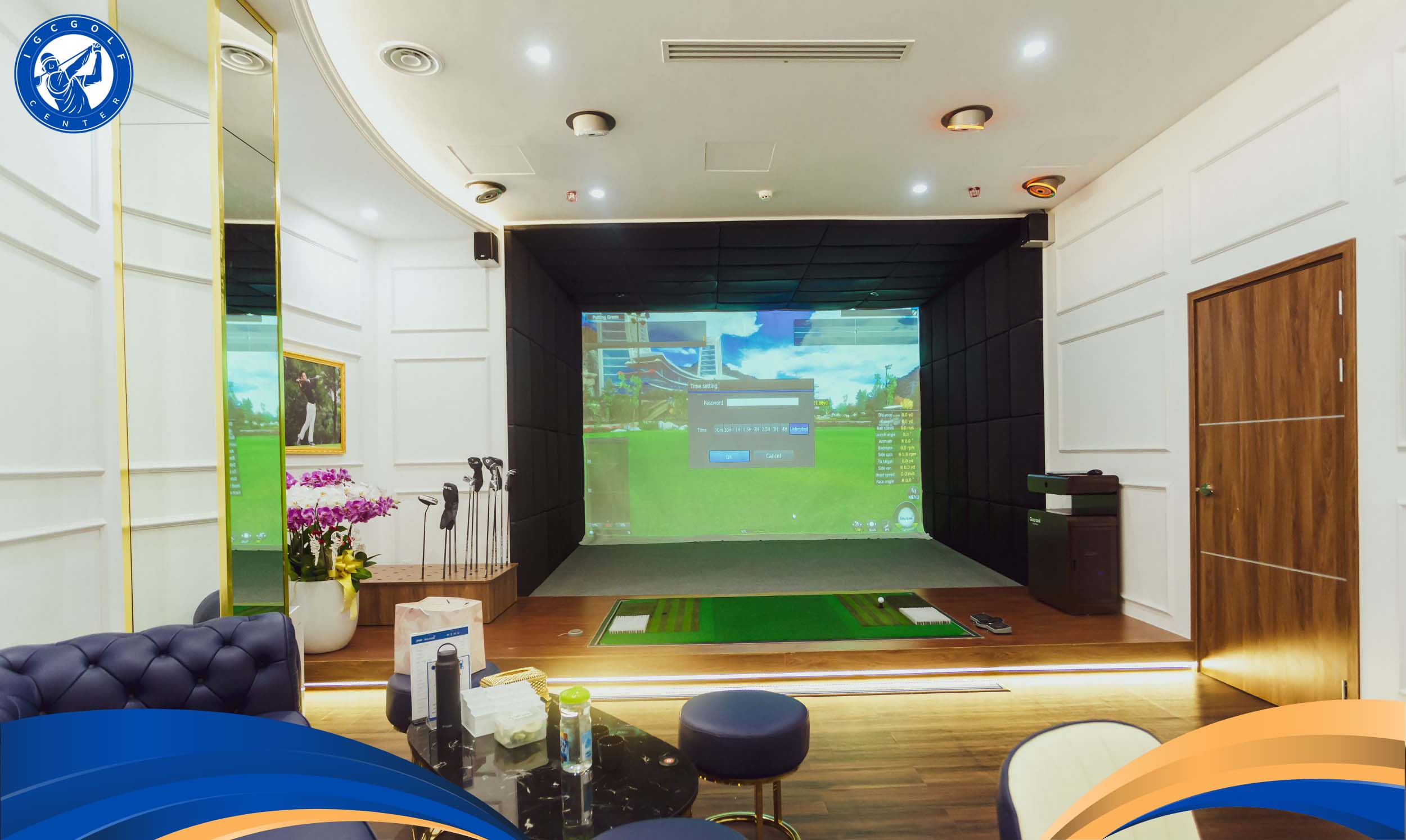 Phòng chơi golf 3D DHA Golfzon