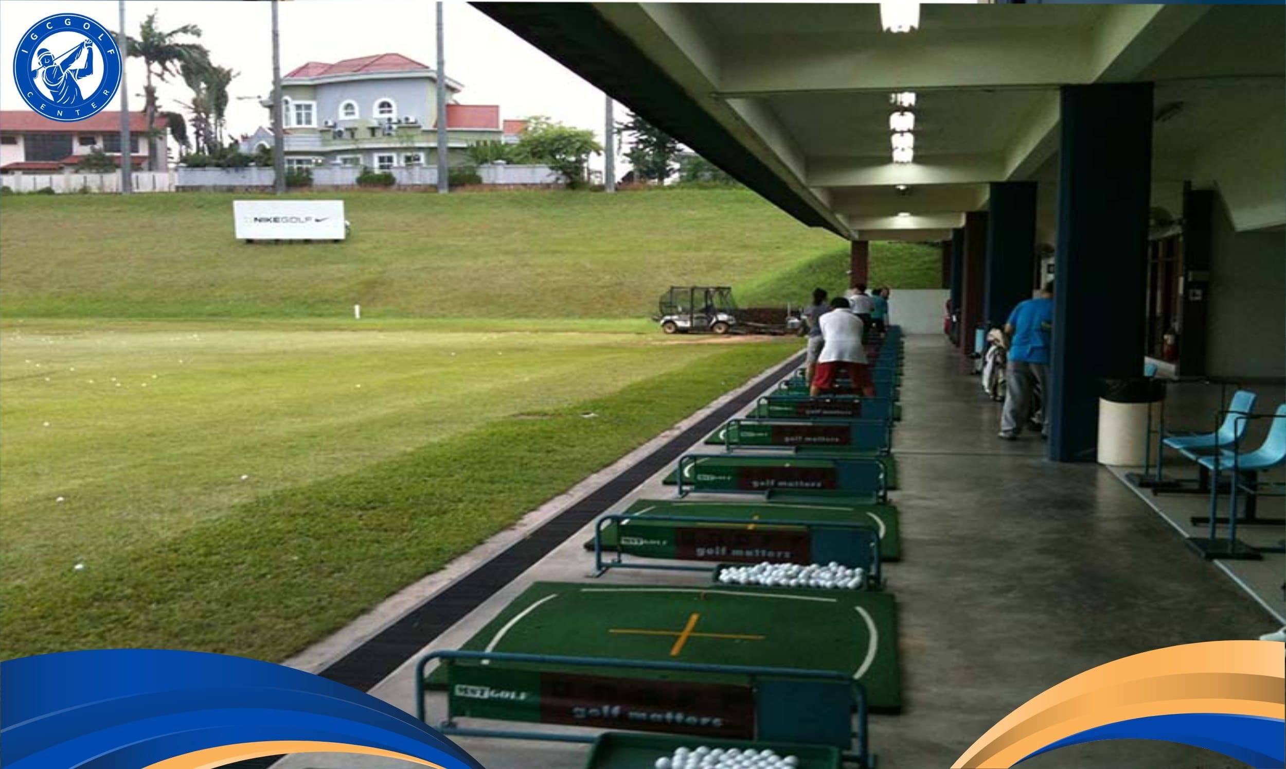 Sân tập đánh driving range golf Hà Nội Club