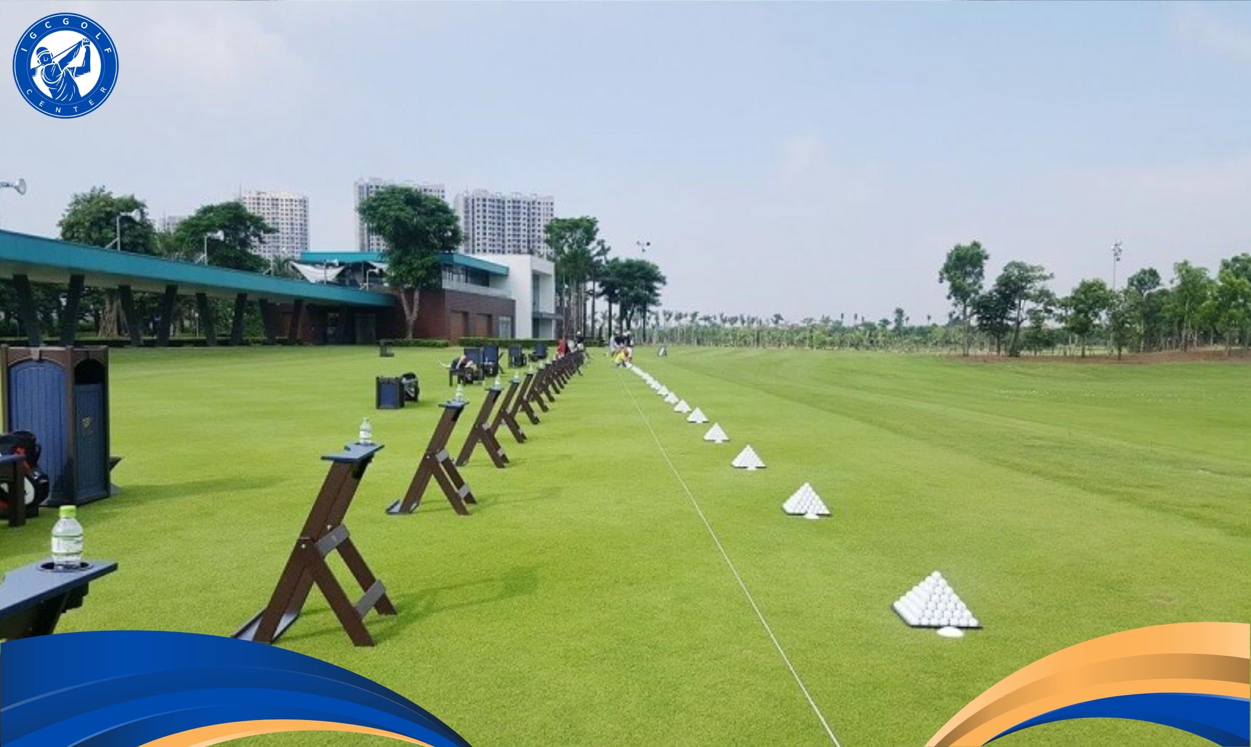 Sân tập golf driving range - Phương Đông Gold
