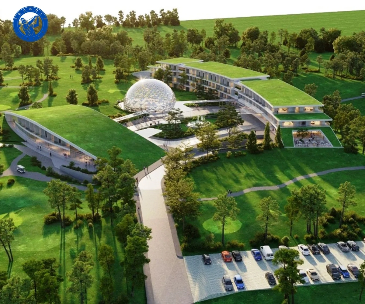 Địa hình và thiên nhiên tại sân gôn đồi Cù Đà Lạt
